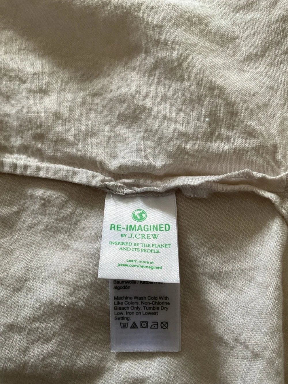 J.Crew Re-Imagined Linen Cotton Maxi Shirt Dress White Size S
